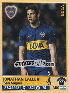 Sticker Calleri - Fùtbol Argentino 2014 n. 81 - Panini