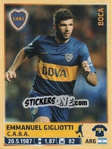 Cromo Gigliotti - Fùtbol Argentino 2014 n. 83 - Panini
