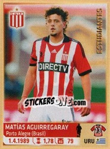 Sticker Aguirregaray - Fùtbol Argentino 2014 n. 103 - Panini
