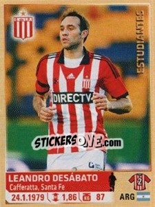 Sticker Desabato - Fùtbol Argentino 2014 n. 104 - Panini