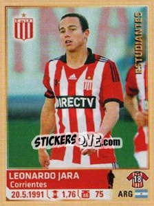 Sticker Jara - Fùtbol Argentino 2014 n. 105 - Panini