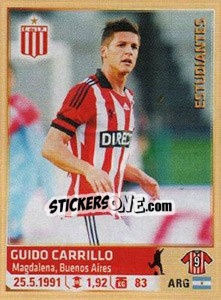 Sticker Guido Carrillo - Fùtbol Argentino 2014 n. 112 - Panini