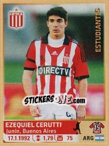 Sticker Cerutti - Fùtbol Argentino 2014 n. 113 - Panini