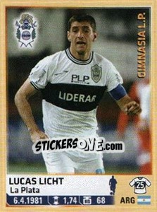 Sticker Licht - Fùtbol Argentino 2014 n. 120 - Panini