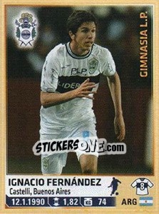 Sticker I. Fernandez - Fùtbol Argentino 2014 n. 124 - Panini