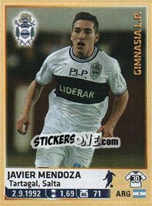 Sticker Mendoza - Fùtbol Argentino 2014 n. 125 - Panini