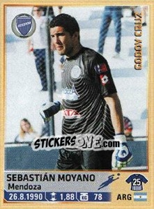 Sticker Moyano - Fùtbol Argentino 2014 n. 132 - Panini