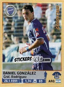 Sticker D. Gonzalez - Fùtbol Argentino 2014 n. 136 - Panini