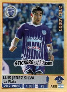 Sticker L. J. Silva - Fùtbol Argentino 2014 n. 137 - Panini