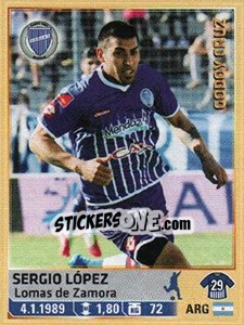 Sticker Lopez - Fùtbol Argentino 2014 n. 143 - Panini