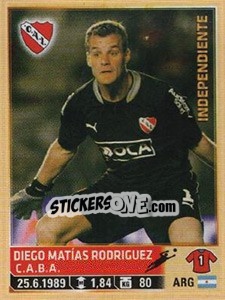 Sticker D. M. Rodriguez - Fùtbol Argentino 2014 n. 147 - Panini