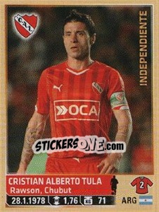 Sticker Tula - Fùtbol Argentino 2014 n. 150 - Panini