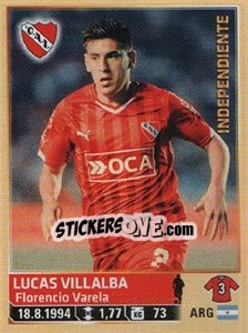 Sticker Villalba - Fùtbol Argentino 2014 n. 151 - Panini