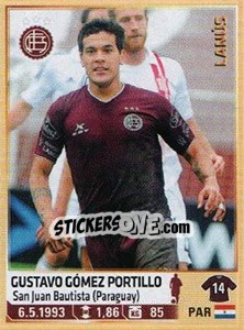 Sticker Braghieri - Fùtbol Argentino 2014 n. 165 - Panini