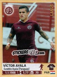 Sticker Velazquez - Fùtbol Argentino 2014 n. 167 - Panini