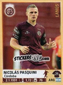 Sticker Ortiz - Fùtbol Argentino 2014 n. 170 - Panini