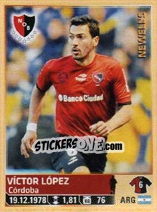 Sticker Victor Lopez - Fùtbol Argentino 2014 n. 183 - Panini