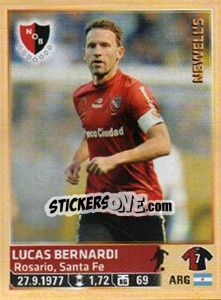 Sticker Bernardi - Fùtbol Argentino 2014 n. 184 - Panini