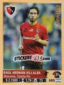 Sticker R. H. Villalba - Fùtbol Argentino 2014 n. 188 - Panini