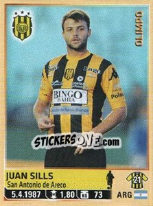 Figurina Sills - Fùtbol Argentino 2014 n. 196 - Panini