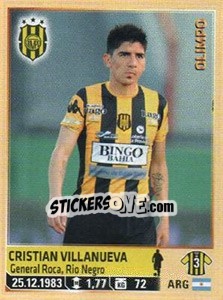 Figurina Villanueva - Fùtbol Argentino 2014 n. 197 - Panini