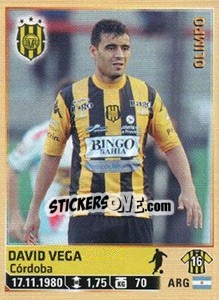 Figurina Vega - Fùtbol Argentino 2014 n. 202 - Panini
