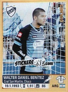 Sticker Benitez - Fùtbol Argentino 2014 n. 208 - Panini