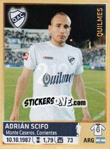 Sticker Scifo - Fùtbol Argentino 2014 n. 212 - Panini