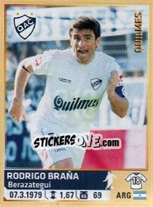 Sticker Brana - Fùtbol Argentino 2014 n. 213 - Panini