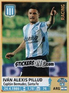 Sticker Pillud - Fùtbol Argentino 2014 n. 227 - Panini