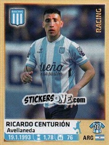 Sticker Centurion - Fùtbol Argentino 2014 n. 234 - Panini