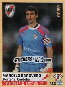 Sticker Barovero - Fùtbol Argentino 2014 n. 239 - Panini