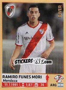 Sticker Ramiro Funes Mori - Fùtbol Argentino 2014 n. 240 - Panini
