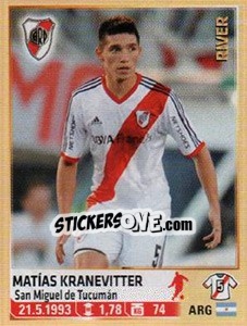 Sticker Matias Kranevitter - Fùtbol Argentino 2014 n. 244 - Panini