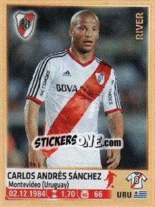 Sticker Carlos Sanchez - Fùtbol Argentino 2014 n. 247 - Panini