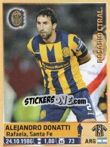 Sticker Donatti - Fùtbol Argentino 2014 n. 258 - Panini