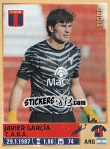 Sticker Garcia - Fùtbol Argentino 2014 n. 286 - Panini