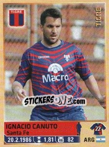 Sticker Canuto - Fùtbol Argentino 2014 n. 289 - Panini