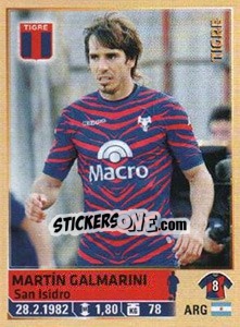 Cromo Galmarini - Fùtbol Argentino 2014 n. 290 - Panini