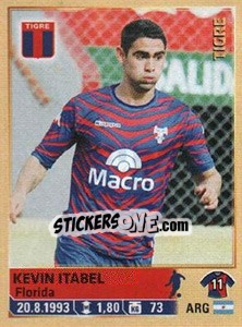 Sticker Itabel - Fùtbol Argentino 2014 n. 293 - Panini