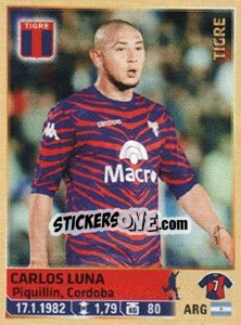 Sticker Luna - Fùtbol Argentino 2014 n. 298 - Panini