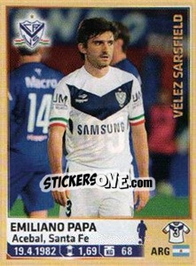 Sticker Papa - Fùtbol Argentino 2014 n. 305 - Panini