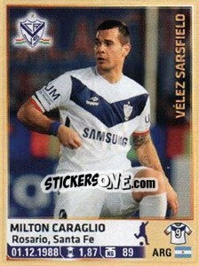 Sticker Caraglio - Fùtbol Argentino 2014 n. 312 - Panini