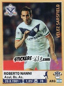Sticker Nanni - Fùtbol Argentino 2014 n. 313 - Panini