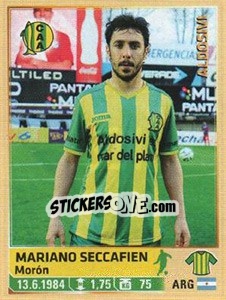 Sticker Seccafien - Fùtbol Argentino 2014 n. 321 - Panini