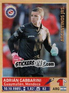 Sticker Gabbarini - Fùtbol Argentino 2014 n. 334 - Panini