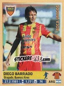 Sticker Barrado - Fùtbol Argentino 2014 n. 352 - Panini
