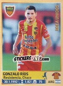 Sticker Rios - Fùtbol Argentino 2014 n. 354 - Panini