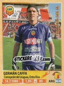 Sticker Caffa - Fùtbol Argentino 2014 n. 366 - Panini