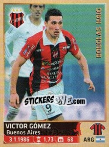 Sticker Gomez - Fùtbol Argentino 2014 n. 378 - Panini